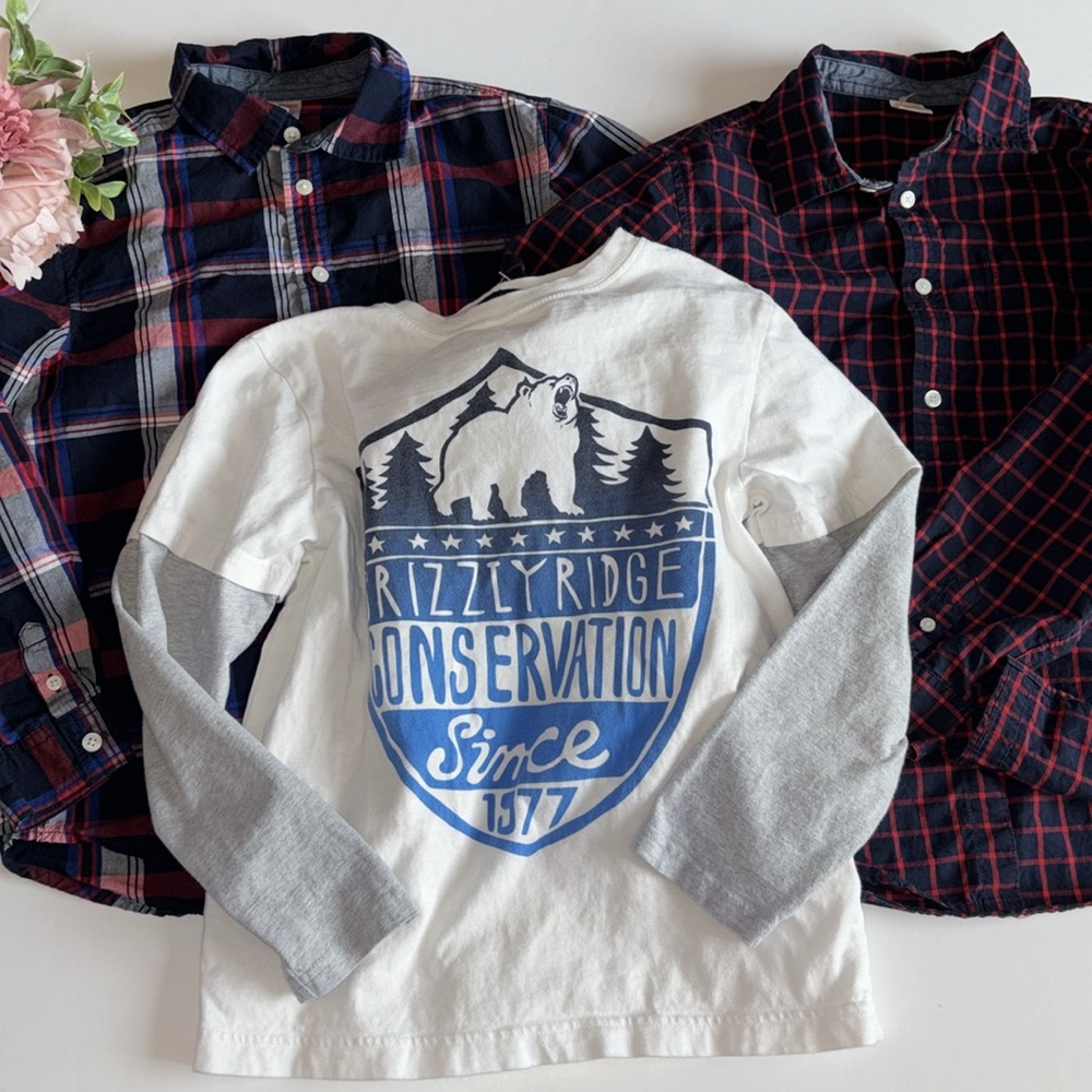 Gymboree Boys Shirts  Size 10/12 Gymboree Boys plaid Button Down Shirts Size 10